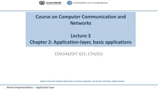 Computer Networking: Application Layer Protocols Overview