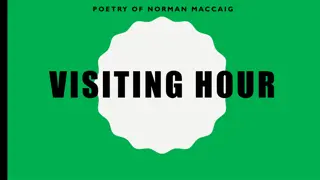 Poetry Analysis: Norman MacCaig's Visiting Hour