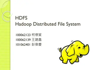 HDFS Overview and Roles