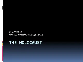 Europe's Dark Past: The Holocaust and World War II Events