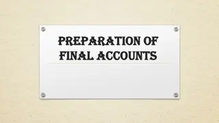 Understanding Final Accounts: Key Concepts and Objectives