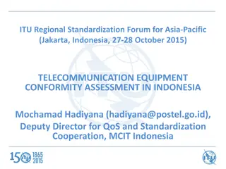 Telecommunication Equipment Conformity Assessment in Indonesia