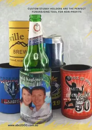 Custom Stubby Holders Are the Perfect Fundraising Tool for Non-Profits