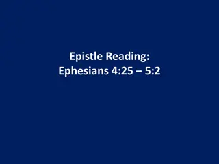 Reflections from Ephesians and John