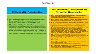 Professional Development & Networking Opportunities in Emergency Management