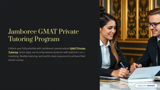 Precision GMAT Focus Private Tutoring for Elite B-School Admissions