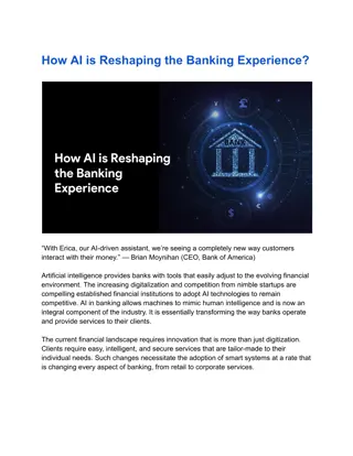 How AI is Reshaping the Banking Experience