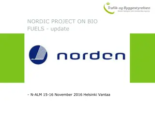 Nordic Biofuels Project Update & Future Development
