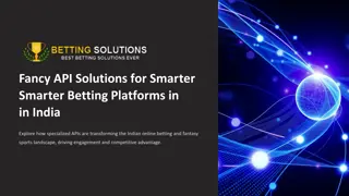 Fancy API Solutions for Smarter Betting Platforms in India