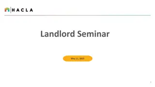 Landlord Seminar Overview and Programs in Los Angeles