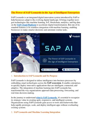SAP AI Training in Ameerpet | Top SAP Artificial Intelligence