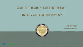 Oregon COVID-19 After Action Review Highlights