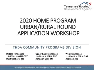 Tennessee Affordable Housing Program 2020