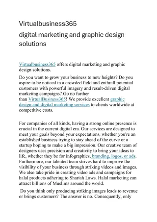 virtualbusiness365 final essay  digital marketing and graphic design