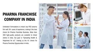 PCD Franchise Opportunity with Complete Marketing Support