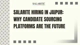 Salarite Hiring in Jaipur Why Candidate Sourcing Platforms Are the Future