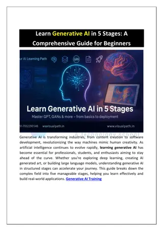 GenAI Course in Hyderabad Generative AI Training