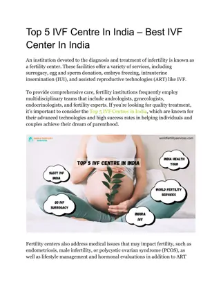 Top 5 IVF Centre In India – Best IVF Center In India
