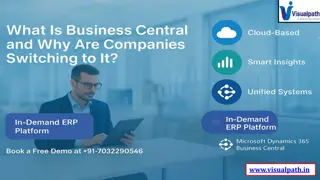 Microsoft Dynamics 365 Business Central Training  Learning Path