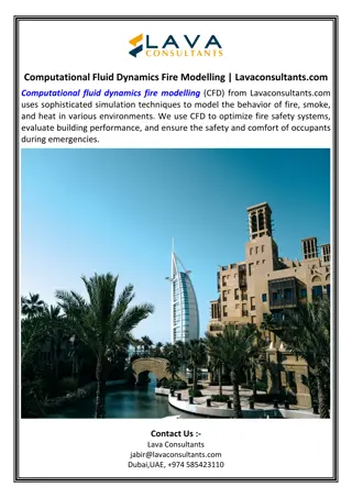 Computational Fluid Dynamics Fire Modelling.Lavaconsultants