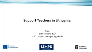 Improving Teacher Support and Social Partnership in Lithuania
