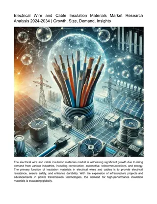 Electrical Wire and Cable Insulation Materials Market
