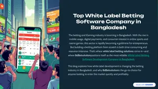 Top White Label Betting Software Company in Bangladesh