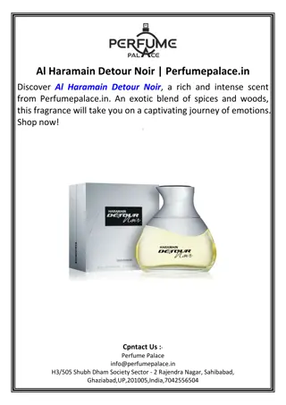 Al Haramain Detour Noir.Perfumepalace.in