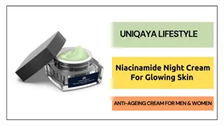 Niacinamide Night Cream – Wake Up to Glowing, Hydrated Skin