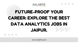 Future-Proof Your Career Explore the Best Data Analytics Jobs in Jaipur.