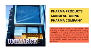 Leading Pharmaceutical Manufacturer in India