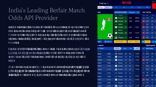India’s Leading Betfair Match Odds API Provider