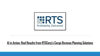 AI in Action Real Results from RTSCorp’s Cargo Revenue Planning Solutions