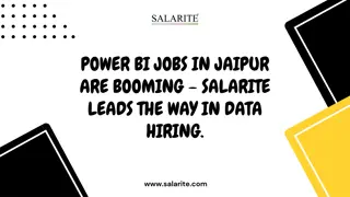 Power BI Jobs in Jaipur Are Booming – Salarite Leads the Way in Data Hiring.