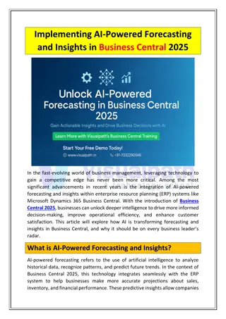 Dynamics 365 Business Central Training Online training Institute