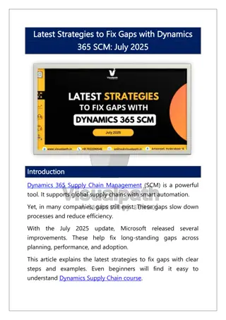 Top Dynamics Supply Chain Course in 2025 by Visualpath