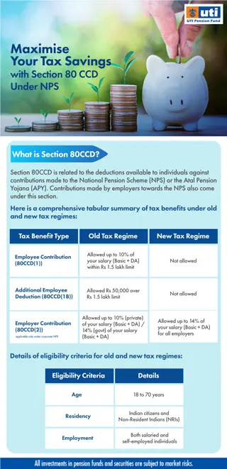 Maximise Your Tax Savings with Section 80 CCD Under NPS