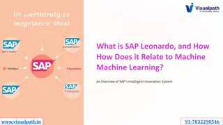 SAP Artificial Intelligence Course Online | SAP AI Training