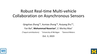Robust Real-time Multi-vehicle Collaboration on Asynchronous Sensors