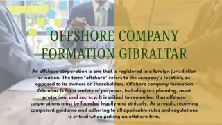 offshore company formation Gibraltar