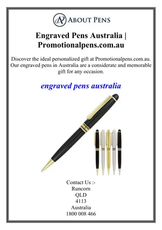 Engraved Pens Australia | Promotionalpens.com.au