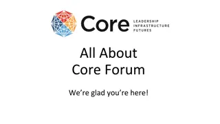 Core Forum 2024: Call for Proposals