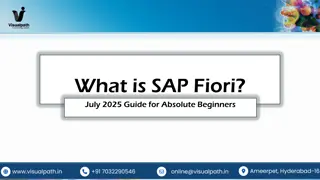 Best SAP BTP CAP Training Online SAP Fiori Training (2025)