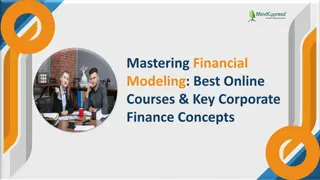 Mastering Financial Modeling Best Online Courses & Key Corporate Finance Concepts