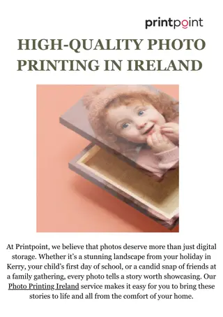 Photo Printing Ireland — Your Memories, Beautifully Printed
