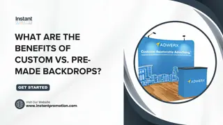 Custom vs. Pre-Made Backdrops Which is Right for You