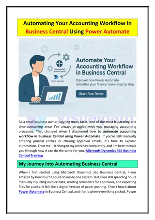 Dynamics 365 Business Central Course Business Central Training