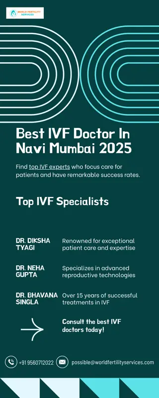 Best IVF Doctor in Navi Mumbai 2025 | World Fertility Services