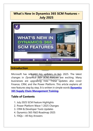 Top Dynamics 365 Supply Chain Management Training in 2025