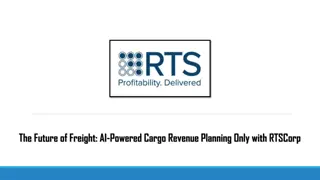 The Future of Freight AI-Powered Cargo Revenue Planning Only with RTSCorp